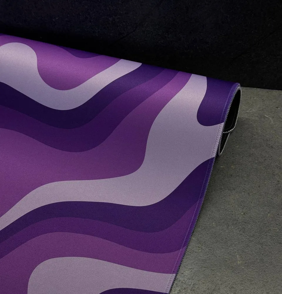 XL Mouse Pad, Purple Wave (desk-size) — photo 2