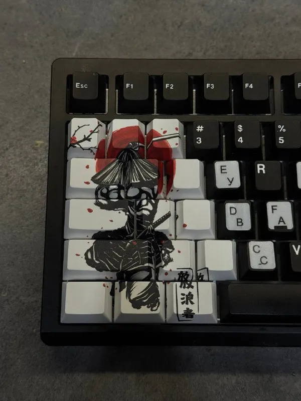 Keycaps for 1/3 of a Keyboard (Anime Samurai from Japan) — photo 1