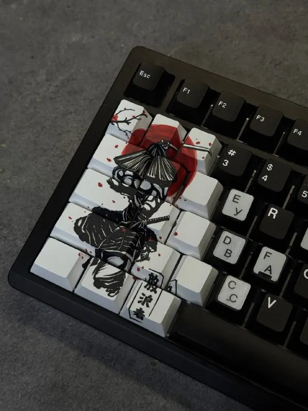 Keycaps for 1/3 of a Keyboard (Anime Samurai from Japan) — photo 2