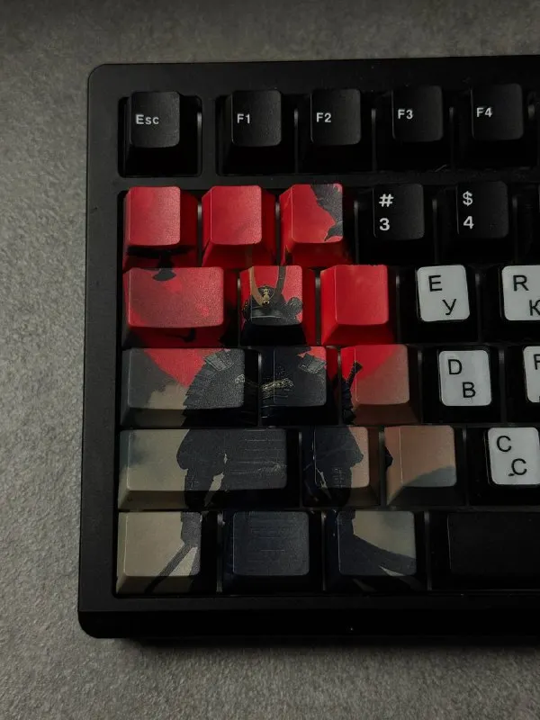 15-Key Keycap Set (Samurai Against the Moon) — photo 1