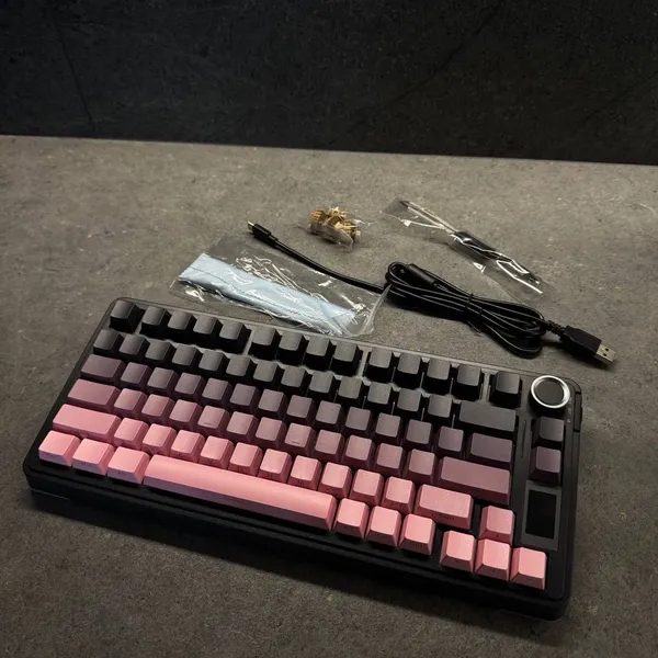 AULA S75 pro black-pink gradient